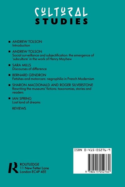 Produktbild: Cultural Studies