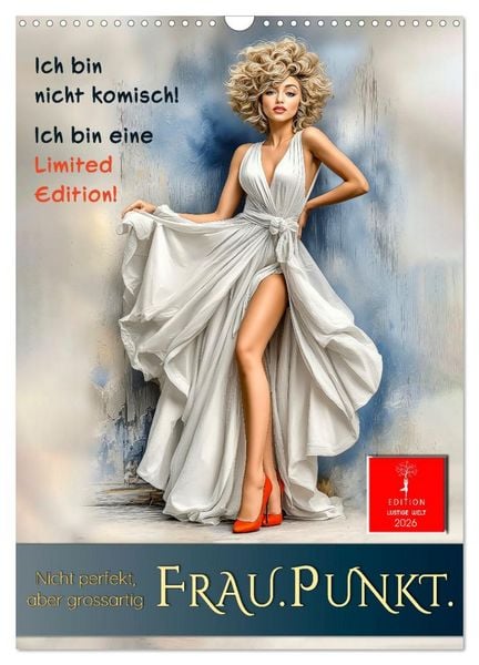 Produktbild: FRAU.PUNKT. (Wandkalender 2026 DIN A3 hoch), CALVENDO Monatskalender