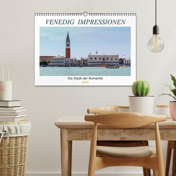 Produktbild: Venedig Impressionen (Wandkalender 2026 DIN A3 quer), CALVENDO Monatskalender