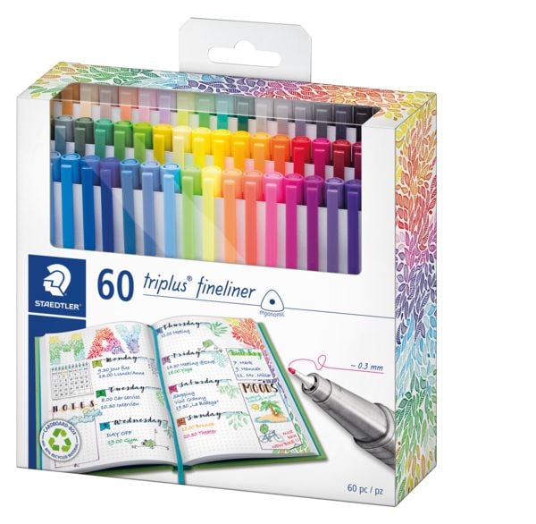 Produktbild: STAEDTLER Fineliner triplus 60er Set