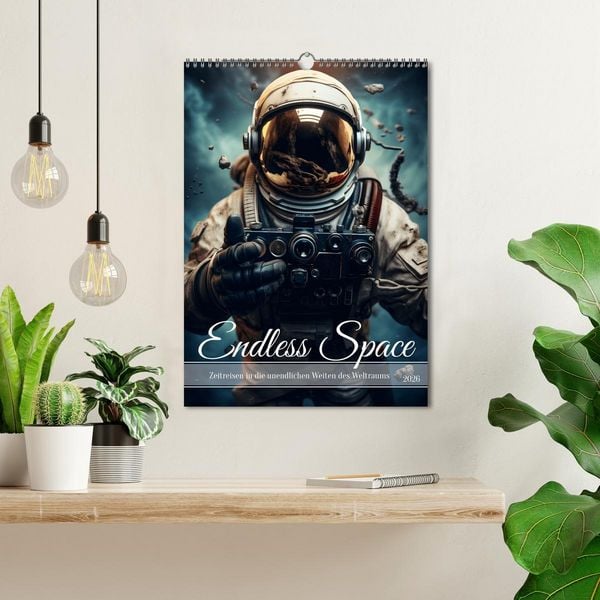 Produktbild: Endless Space - Zeitreisen in die unendlichen Weites des Weltraums (Wandkalender 2026 DIN A3 hoch), CALVENDO Monatskalender