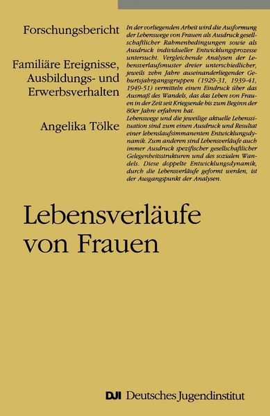 Produktbild: Lebensverl&auml;ufe von Frauen
