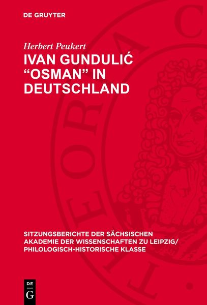 Produktbild: Ivan Gundulić &bdquo;Osman&ldquo; in Deutschland