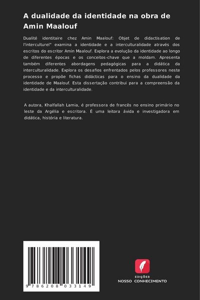 Produktbild: A dualidade da identidade na obra de Amin Maalouf