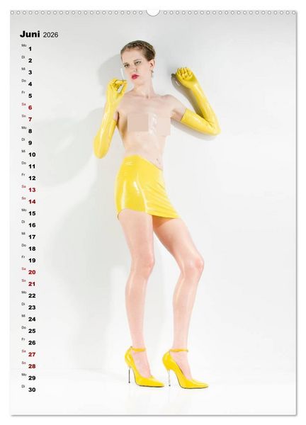 Produktbild: Yellow Latex (Wandkalender 2026 DIN A2 hoch), CALVENDO Monatskalender