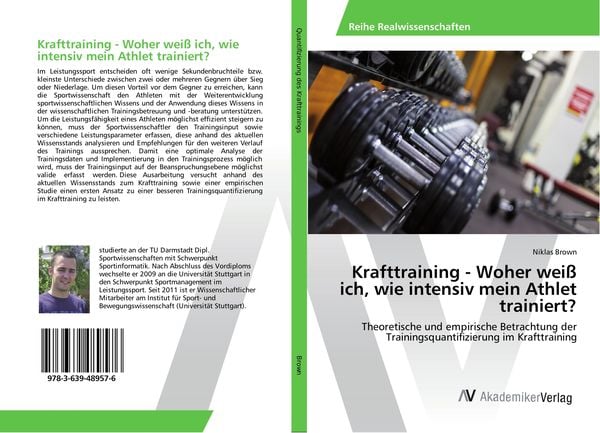 Produktbild: Krafttraining - Woher wei&szlig; ich, wie intensiv mein Athlet trainiert?
