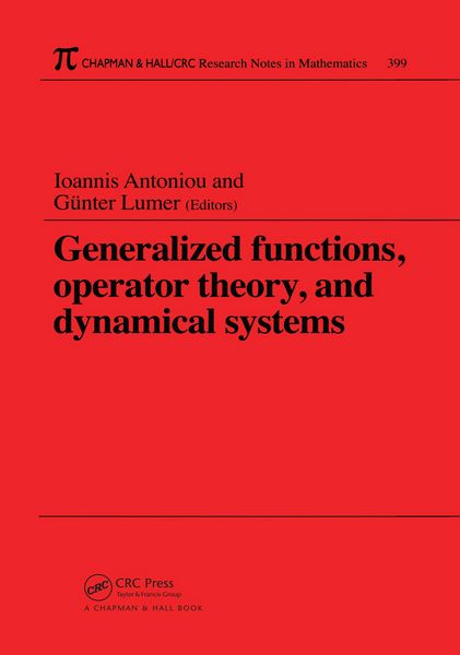 Produktbild: Generalized Functions, Operator Theory, and Dynamical Systems