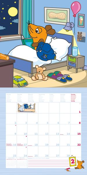 Produktbild: Die Maus 2026 - Broschürenkalender 30x30 cm (30x60 geöffnet) - Kalender mit Plat