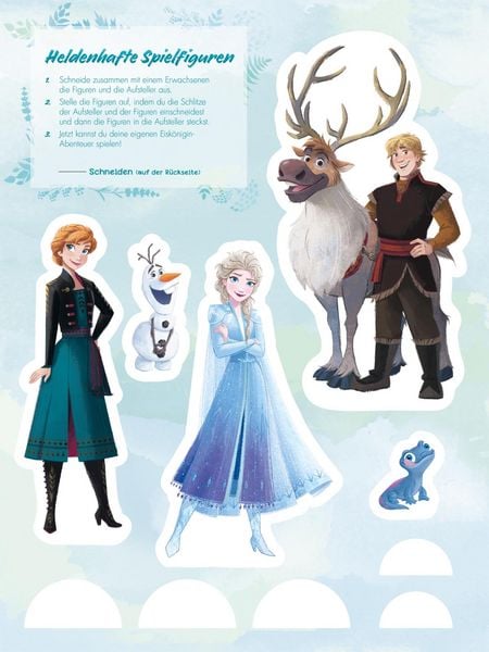 Produktbild: Disney Die Eisk&ouml;nigin: Disney Die Eisk&ouml;nigin: Gro&szlig;e Helden - Kleine K&uuml;nstler: Mein Eisk&ouml;nigin-Mitmachspa&szlig;