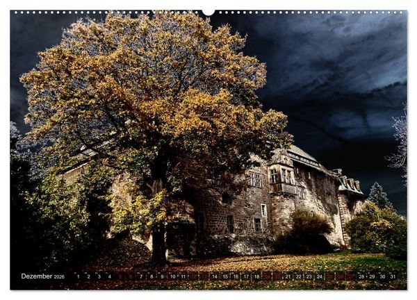 Produktbild: Burgen - Geheimnisvolles Mittelalter (Wandkalender 2026 DIN A2 quer), CALVENDO Monatskalender