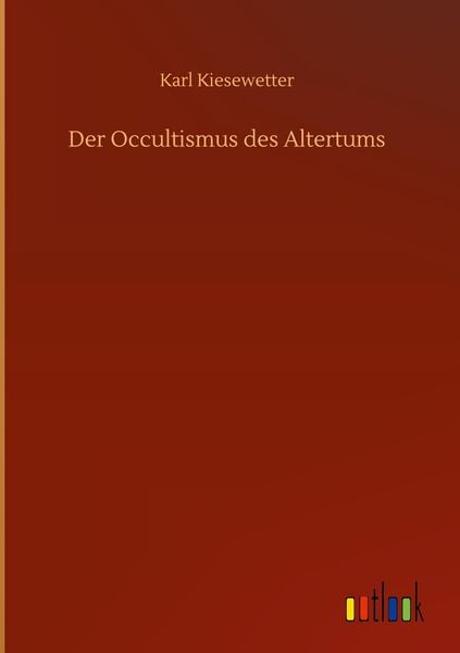 Produktbild: Der Occultismus des Altertums