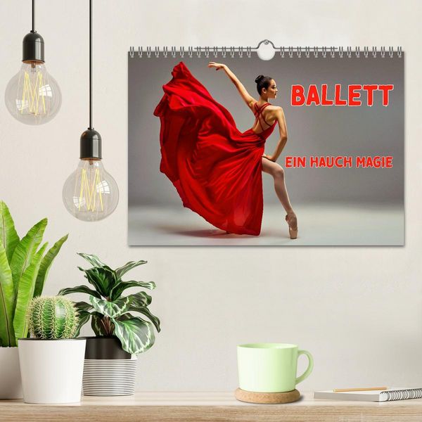 Produktbild: BALLETT - ein Hauch Magie (Wandkalender 2026 DIN A4 quer), CALVENDO Monatskalender