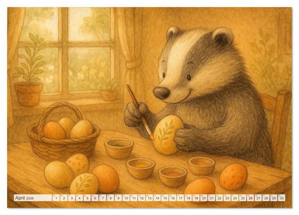 Produktbild: Zuhause bei den Kleinen. Ein Jahr voller tierischer R&uuml;ckzugsorte. (Wandkalender 2026 DIN A2 quer), CALVENDO Monatskalender