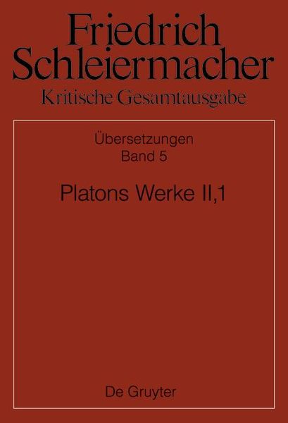 Produktbild: Platons Werke II,1, Berlin 1805. 1818