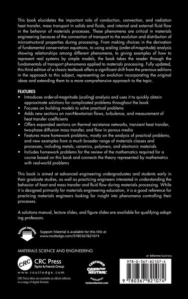 Produktbild: An Introduction to Transport Phenomena in Materials Engineering