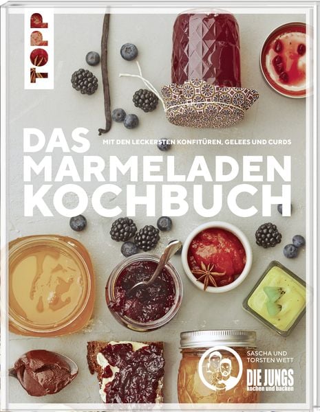 Produktbild: Das Marmeladen-Kochbuch. Mit den leckersten Konfit&uuml;ren, Gelees und Curds der Blogger von "Die Jungs kochen und backen"