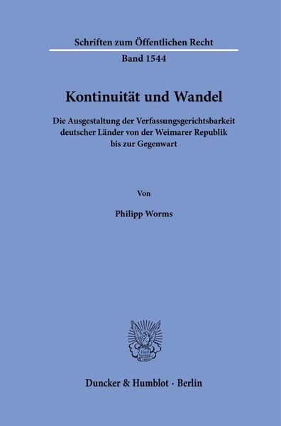 Produktbild: Kontinuit&auml;t und Wandel