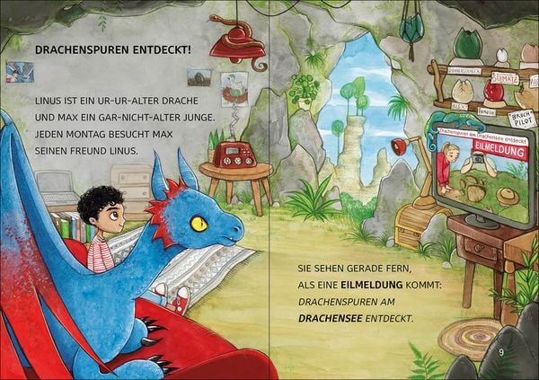 Leselöwen 1. Klasse - Drachenfreund gesucht! (Großbuchstabenausgabe)