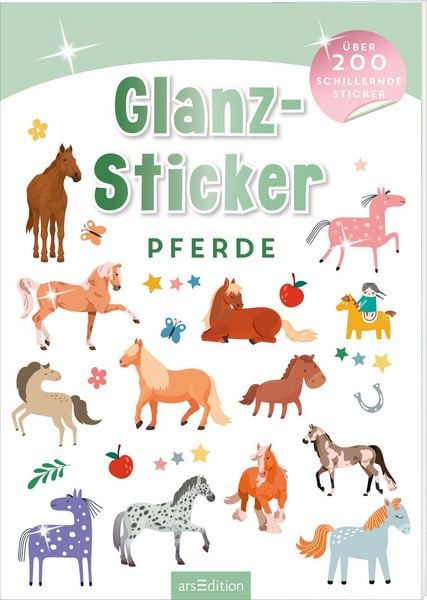 Produktbild: Glanz-Sticker &ndash; Pferde