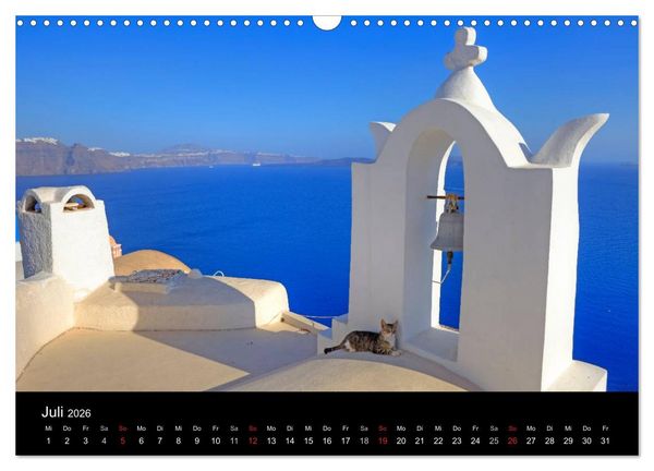 Produktbild: Die Kykladen (Wandkalender 2026 DIN A3 quer), CALVENDO Monatskalender