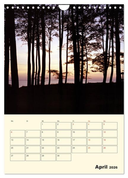 Produktbild: Usedom (Wandkalender 2026 DIN A4 hoch), CALVENDO Monatskalender
