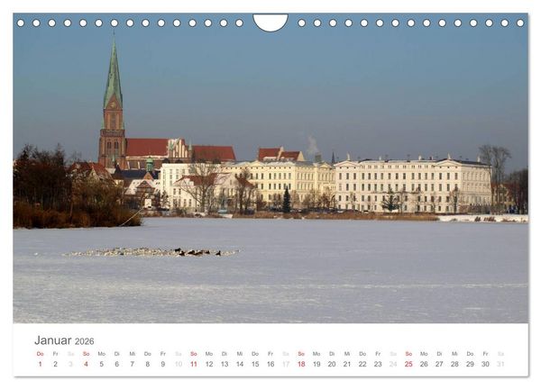 Produktbild: Schwerin - Impressionen (Wandkalender 2026 DIN A4 quer), CALVENDO Monatskalender