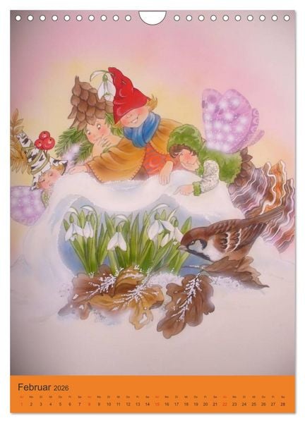 Produktbild: Jonas der kleine Wichtel (Wandkalender 2026 DIN A4 hoch), CALVENDO Monatskalender