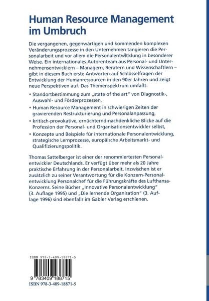 Produktbild: Human Resource Management im Umbruch