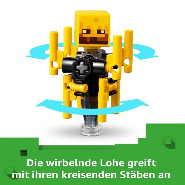 Produktbild: LEGO Minecraft 21266 Das Lava-Duell im Nether, Gamer Spielzeug Kinder