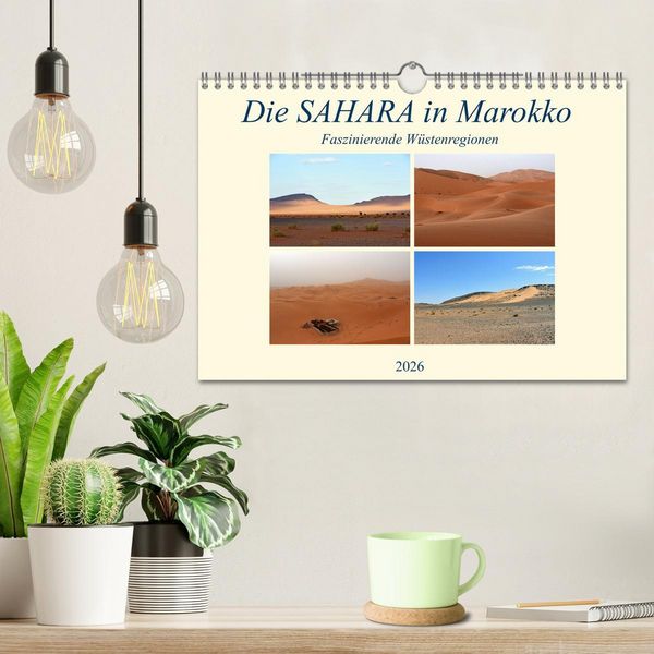 Produktbild: Die SAHARA in Marokko, Faszinierende W&uuml;stenregionen (Wandkalender 2026 DIN A4 quer), CALVENDO Monatskalender