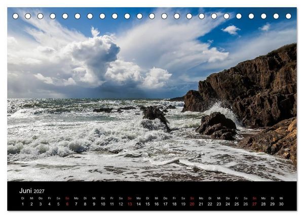 Produktbild: Faszination Meer und Wolken (Tischkalender 2027 DIN A5 quer), CALVENDO Monatskalender