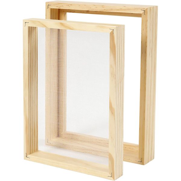 Produktbild: Creativ Company Doppelrahmen zum Papiersch&ouml;pfen, A5, Gr&ouml;&szlig;e 25x19x3cm , 1 St&uuml;ck
