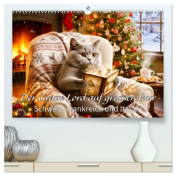 Der Graue Lord auf grosser Tour (hochwertiger Premium Wandkalender 2026 DIN A2 quer), Kunstdruck in Hochglanz