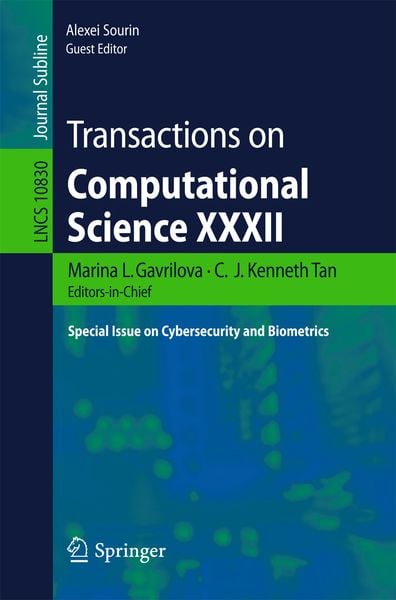 Produktbild: Transactions on Computational Science XXXII
