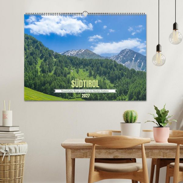 Produktbild: S&uuml;dtirol - Traumhafte Berge und Seen im Norden Italiens (Wandkalender 2027 DIN A2 quer), CALVENDO Monatskalender