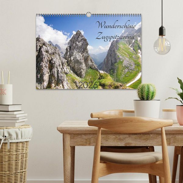 Produktbild: Wundersch&ouml;ne Zugspitzarena (Wandkalender 2026 DIN A3 quer), CALVENDO Monatskalender
