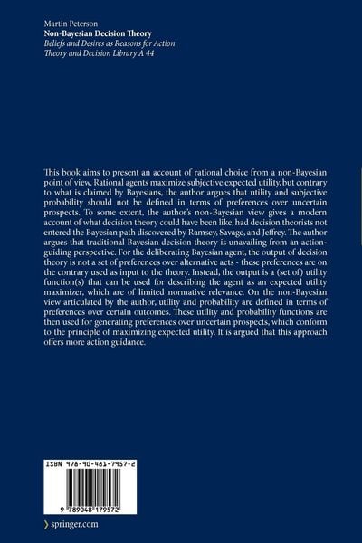 Produktbild: Non-Bayesian Decision Theory