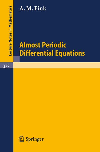 Produktbild: Almost Periodic Differential Equations