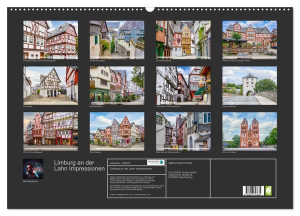 Produktbild: Limburg an der Lahn Impressionen (Wandkalender 2026 DIN A2 quer), CALVENDO Monatskalender