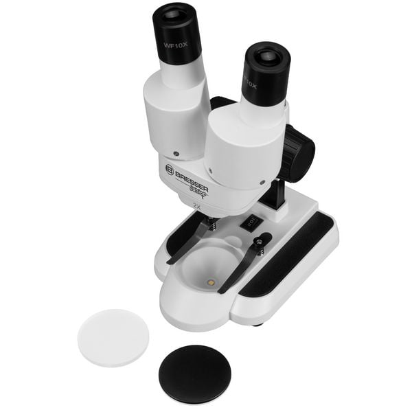 Produktbild: Bresser Junior 10312 - Kinder-Mikroskop Biolux ICD Pro 20x/50x, Auflicht- und Durchlichtmikroskop mit 20- und 50-facher Vergr&ouml;&szlig;erung