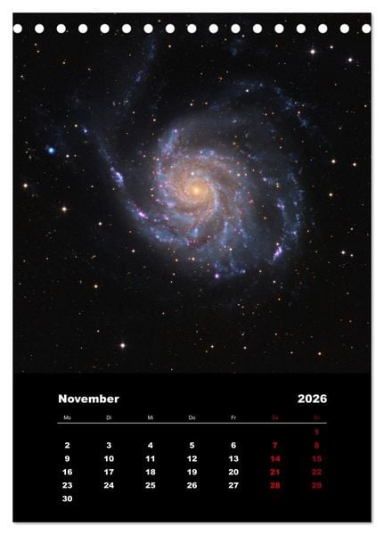 Produktbild: Das Universum (Tischkalender 2026 DIN A5 hoch), CALVENDO Monatskalender