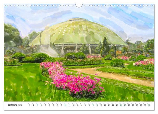 Produktbild: Porto - Ansichten in Aquarell (Wandkalender 2026 DIN A3 quer), CALVENDO Monatskalender