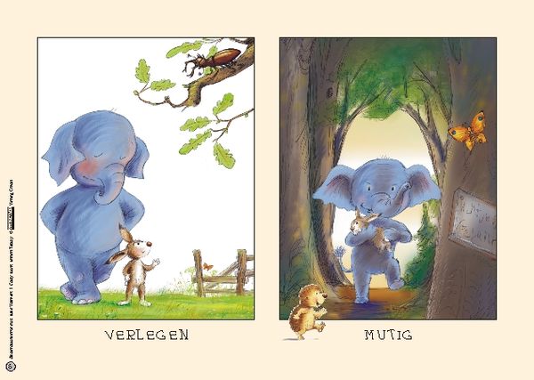 Produktbild: Eddy sucht seinen Teddy - Kamishibai-Bilderbuchkarten