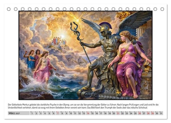 Produktbild: G&ouml;tter, Helden und Emotionen im Kinosaal (Tischkalender 2027 DIN A5 quer), CALVENDO Monatskalender