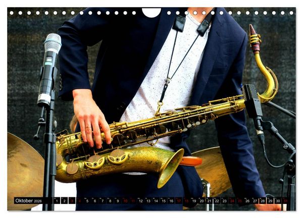 Produktbild: Jazz pur (Wandkalender 2026 DIN A4 quer), CALVENDO Monatskalender