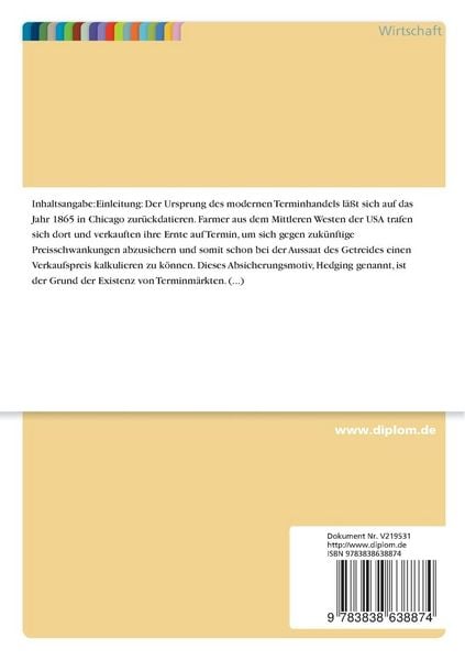 Produktbild: Hedging-Strategien mit Commodity-Futures