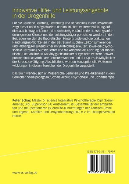Produktbild: Innovative Hilfe- und Leistungsangebote in der Drogenhilfe