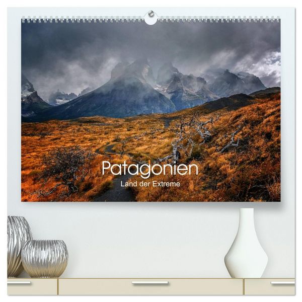 Produktbild: Patagonien-Land der Extreme (hochwertiger Premium Wandkalender 2026 DIN A2 quer), Kunstdruck in Hochglanz