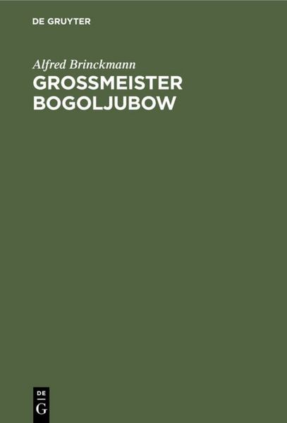 Produktbild: Grossmeister Bogoljubow
