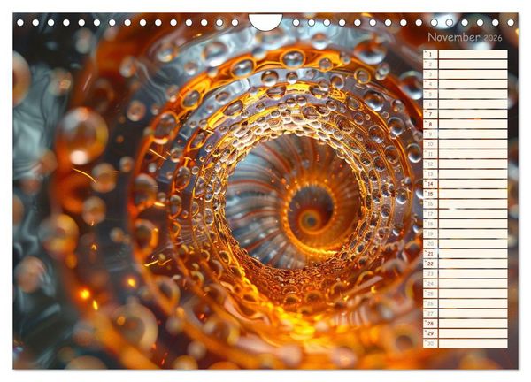 Produktbild: Elegante Wunderwelten (Wandkalender 2026 DIN A4 quer), CALVENDO Monatskalender